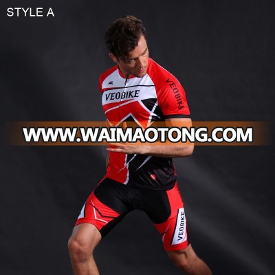 Breathable Cycling Clothing Road Bicycle Jersey Clothes Quick Dry Mens MTB Cycling Jerseys