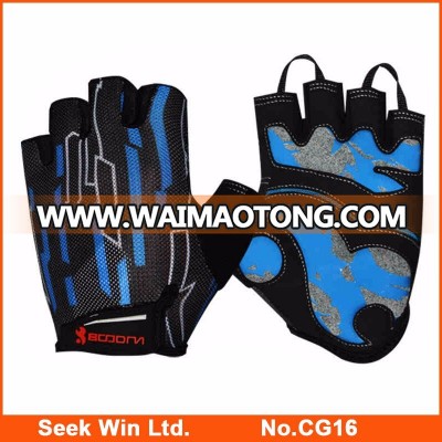 Road Bike Racing Gloves Personalized Custom Half Finger Mountain Biking Gloves with Gel